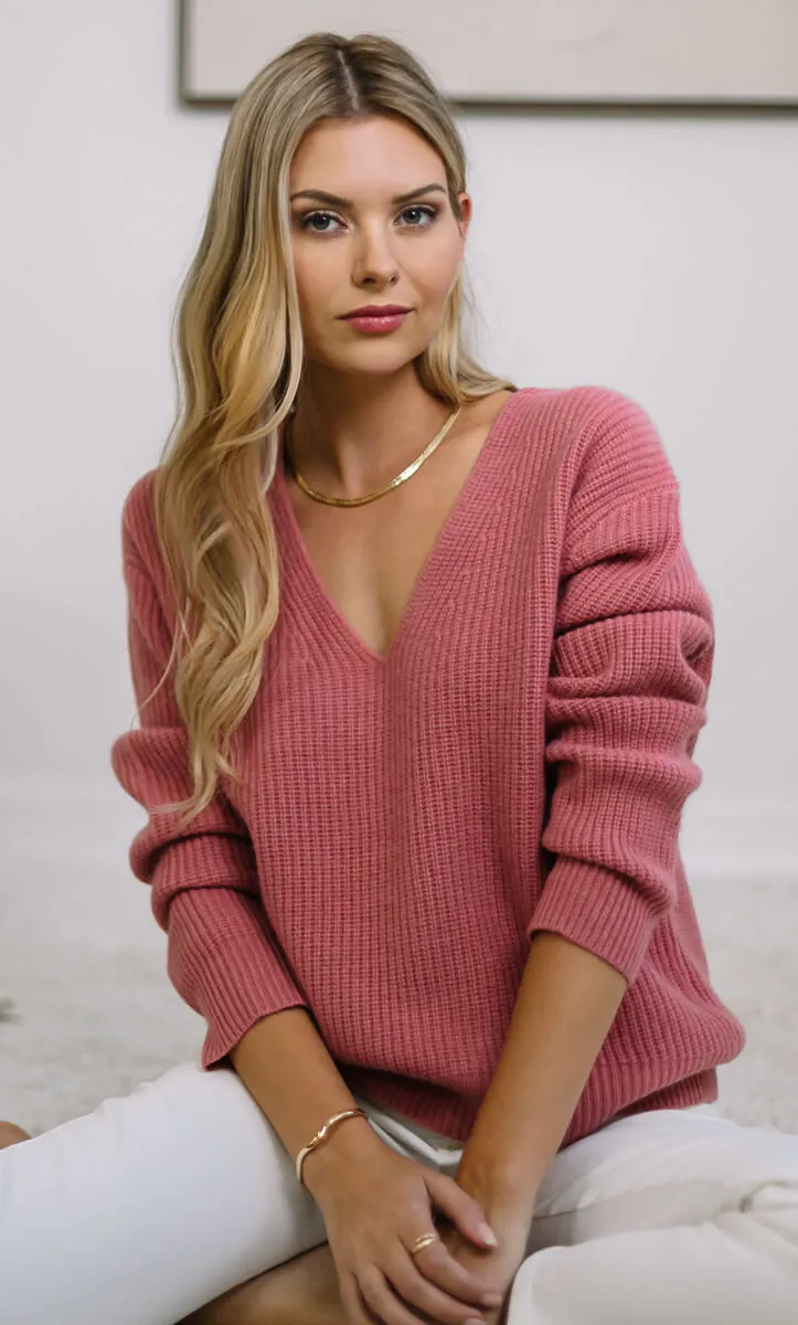 Como Cashmere Fisherman Sweater sold by Ravella