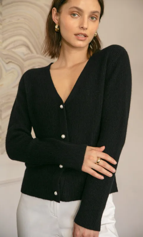 Valentina Luxe Cashmere Cardigan sold by Ravella