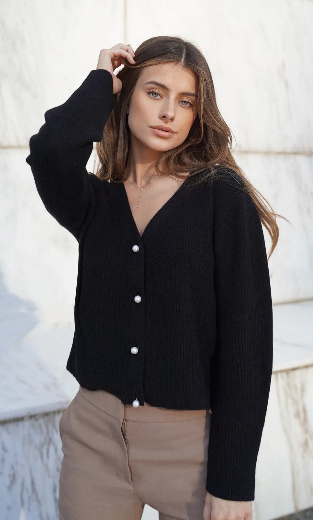 Valentina Luxe Cashmere Cardigan sold by Ravella product image thumbnail 4