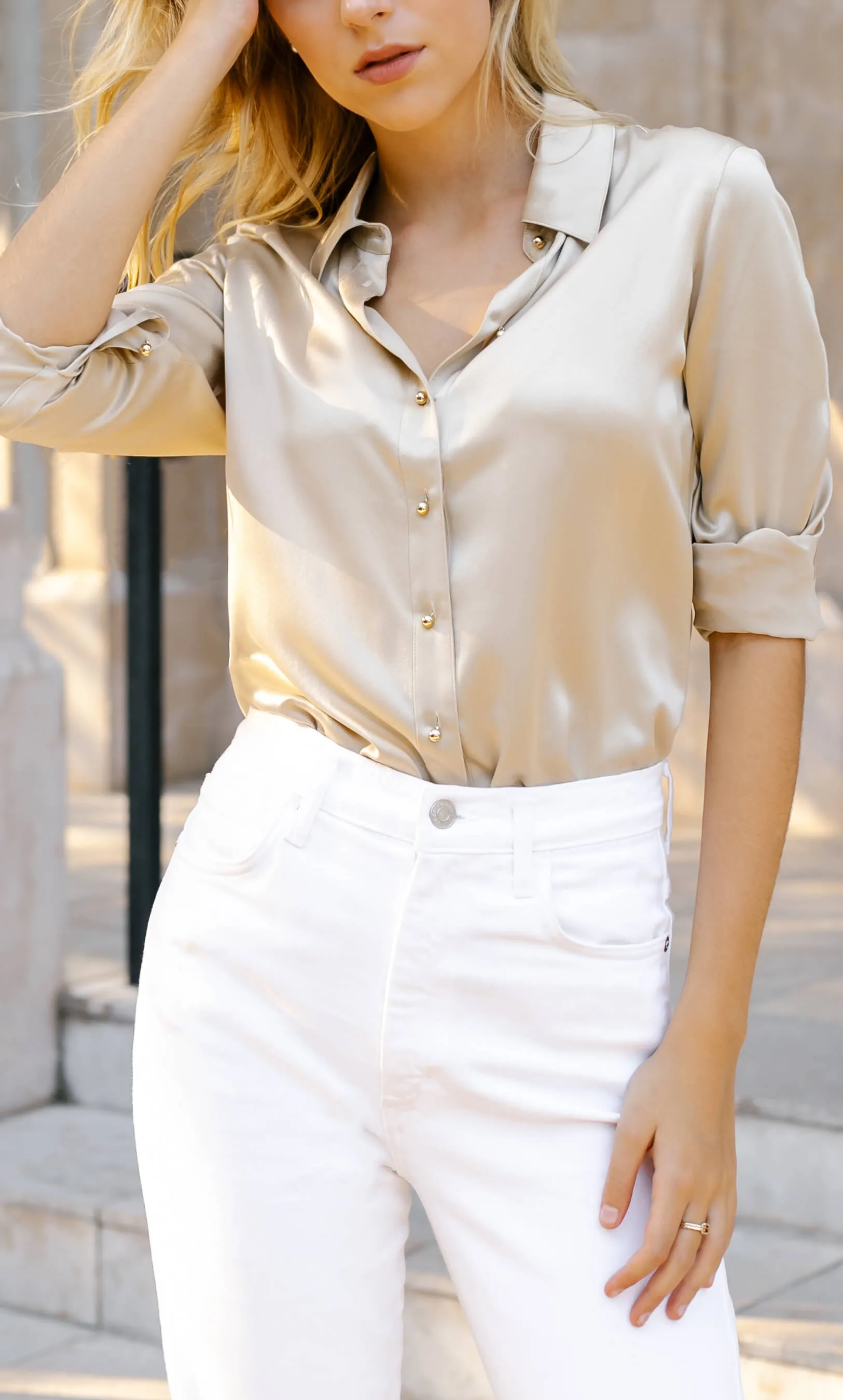 Milano Silk Blouse sold by Ravella product image thumbnail 3
