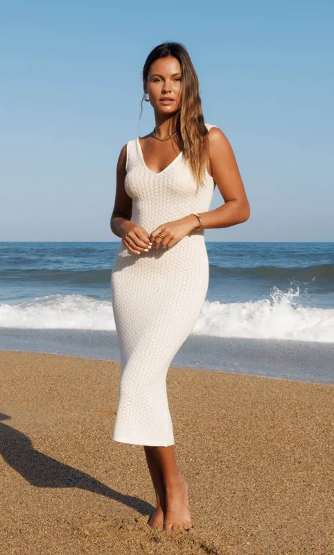 Seraphina Knit Dress - Silk & Cashmere sold by Ravella