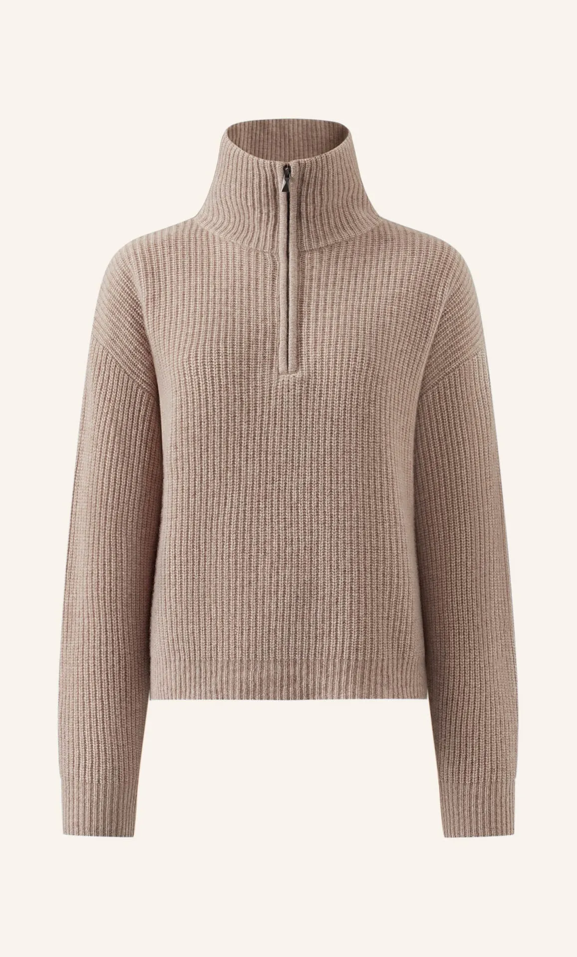 Cortina Cashmere Half-Zip Sweater sold by Ravella product image thumbnail 2