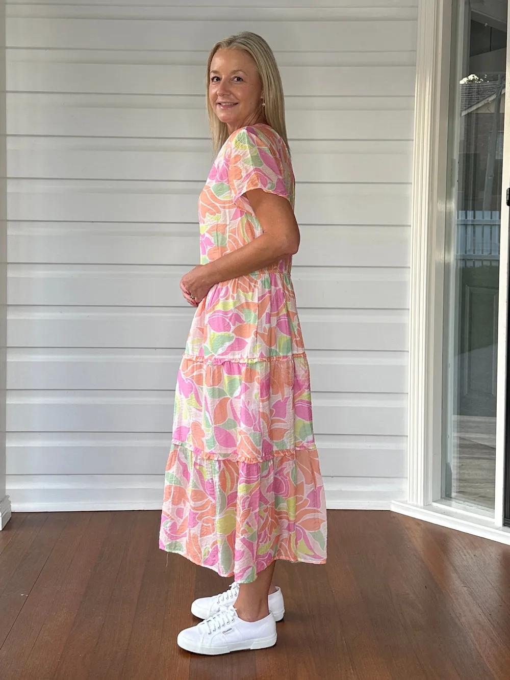 Florida Keys Floral Print Dress - Pink sold by RC & Co product image thumbnail 5