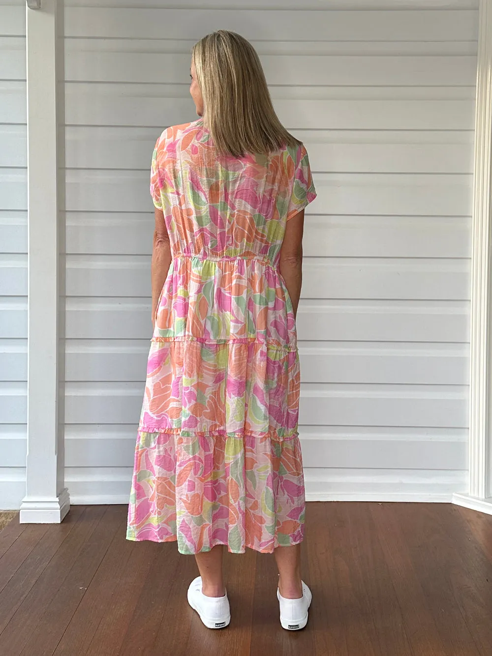 Florida Keys Floral Print Dress - Pink sold by RC & Co product image thumbnail 4