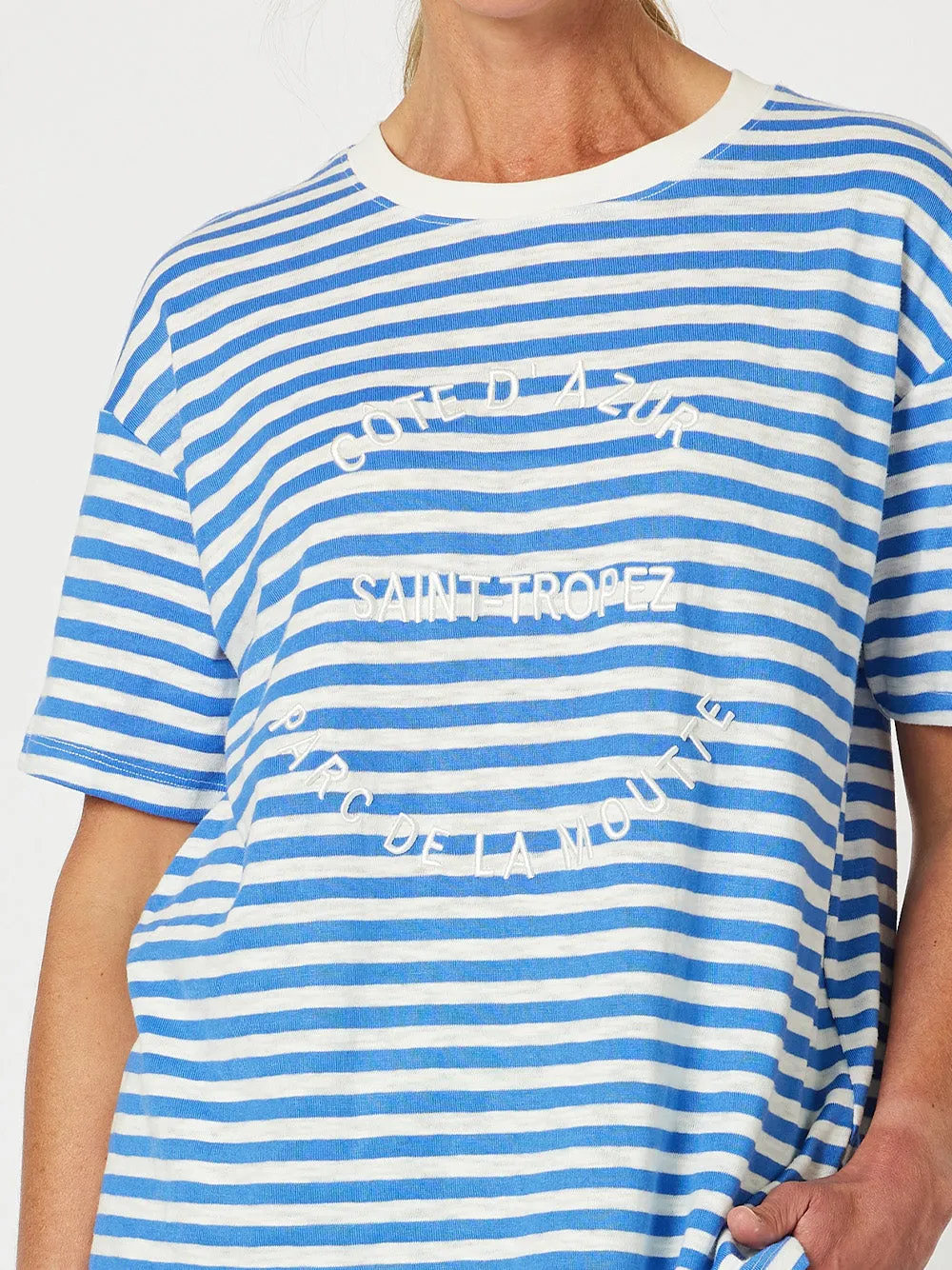 Saint Tropez Stripe Tee - Blue sold by RC & Co product image thumbnail 5