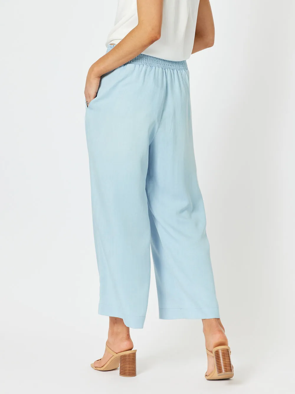 Harlow Wide Leg Pant - Blue sold by RC & Co product image thumbnail 5