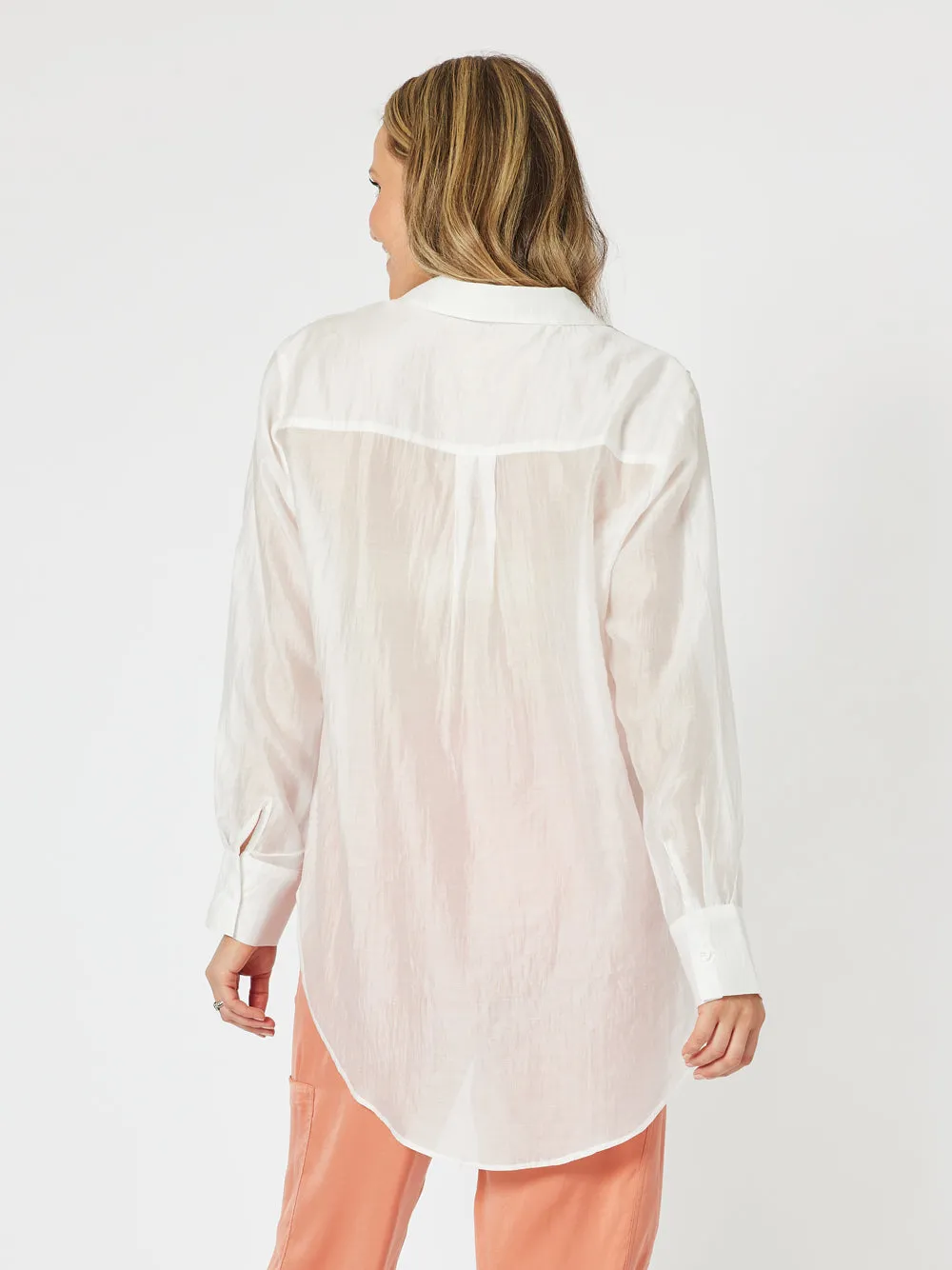 Pearl Voile Shirt - White sold by RC & Co product image thumbnail 5