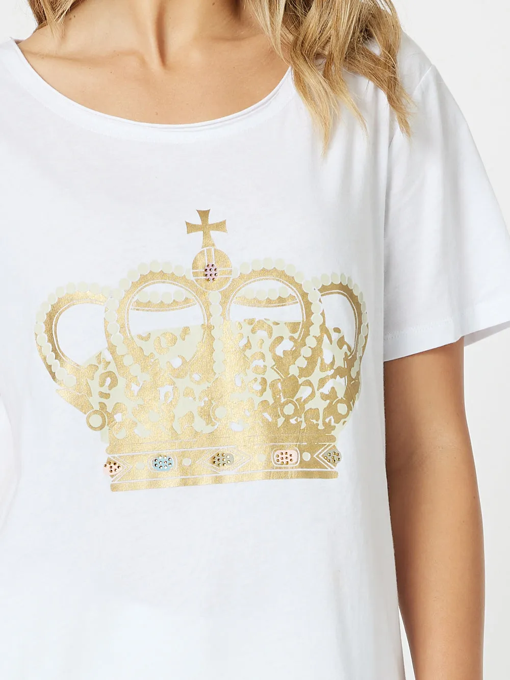 Royal Crown Tee - White sold by RC & Co product image thumbnail 3