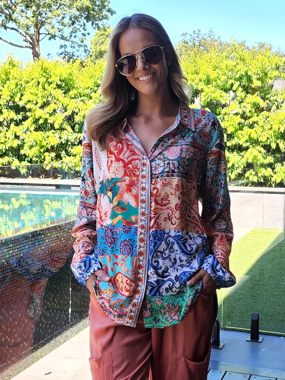 Maldives Print Shirt - Multi sold by RC & Co product image thumbnail 3