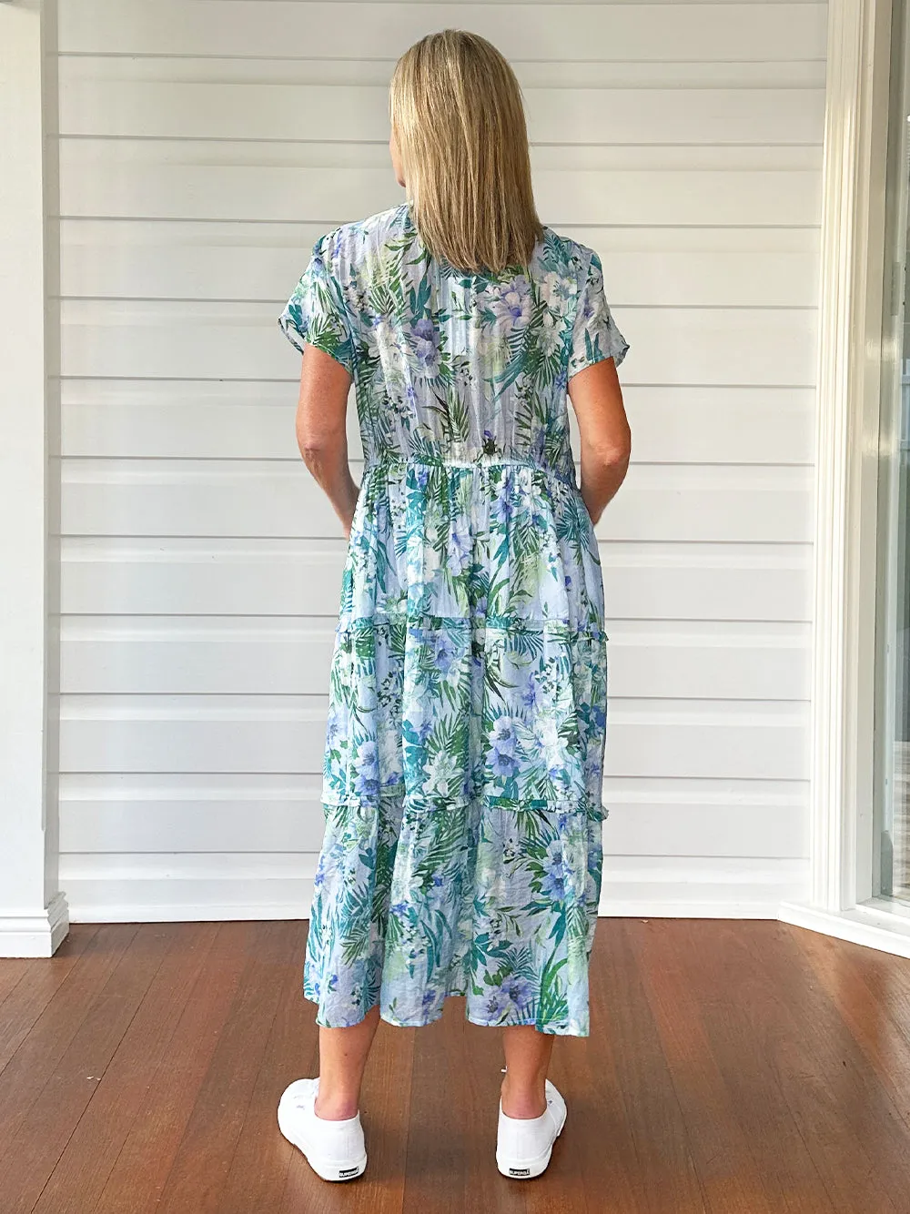 Hamptons Floral Dress - Mint sold by RC & Co product image thumbnail 4