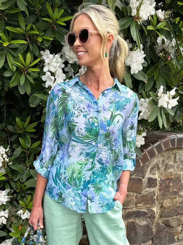 Hamptons Shirt - Mint sold by RC & Co