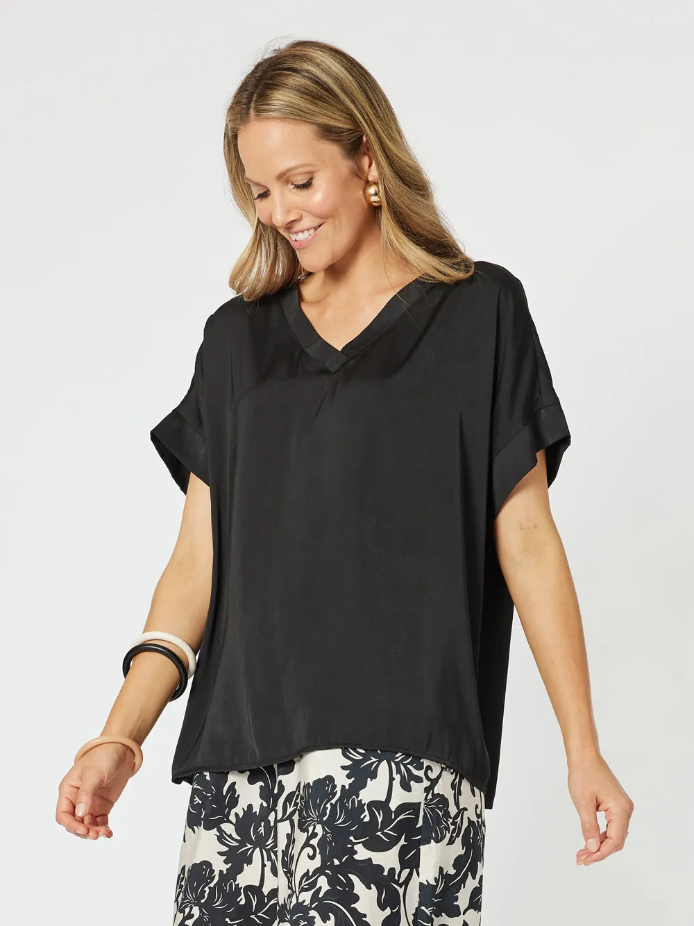 Louvre Luxe Top - Black sold by RC & Co product image thumbnail 3