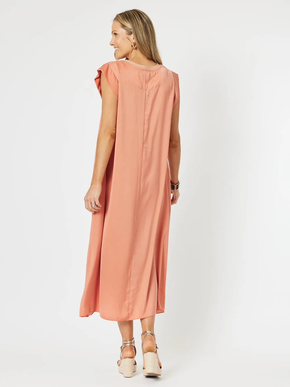 Traveller Luxe V-neck Dress - Sunset sold by RC & Co product image thumbnail 5