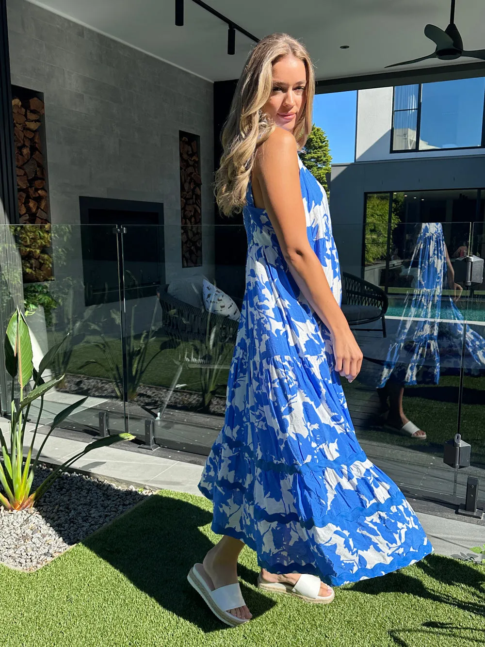 Florida Sun Dress - Blue sold by RC & Co product image thumbnail 3