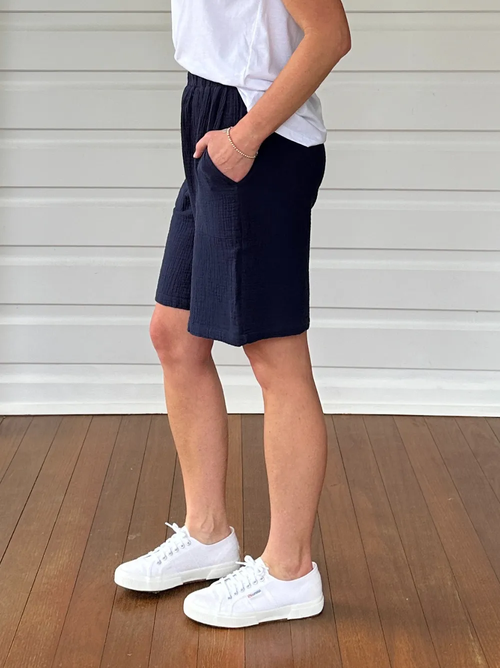 Byron Cotton Short - Navy sold by RC & Co product image thumbnail 3