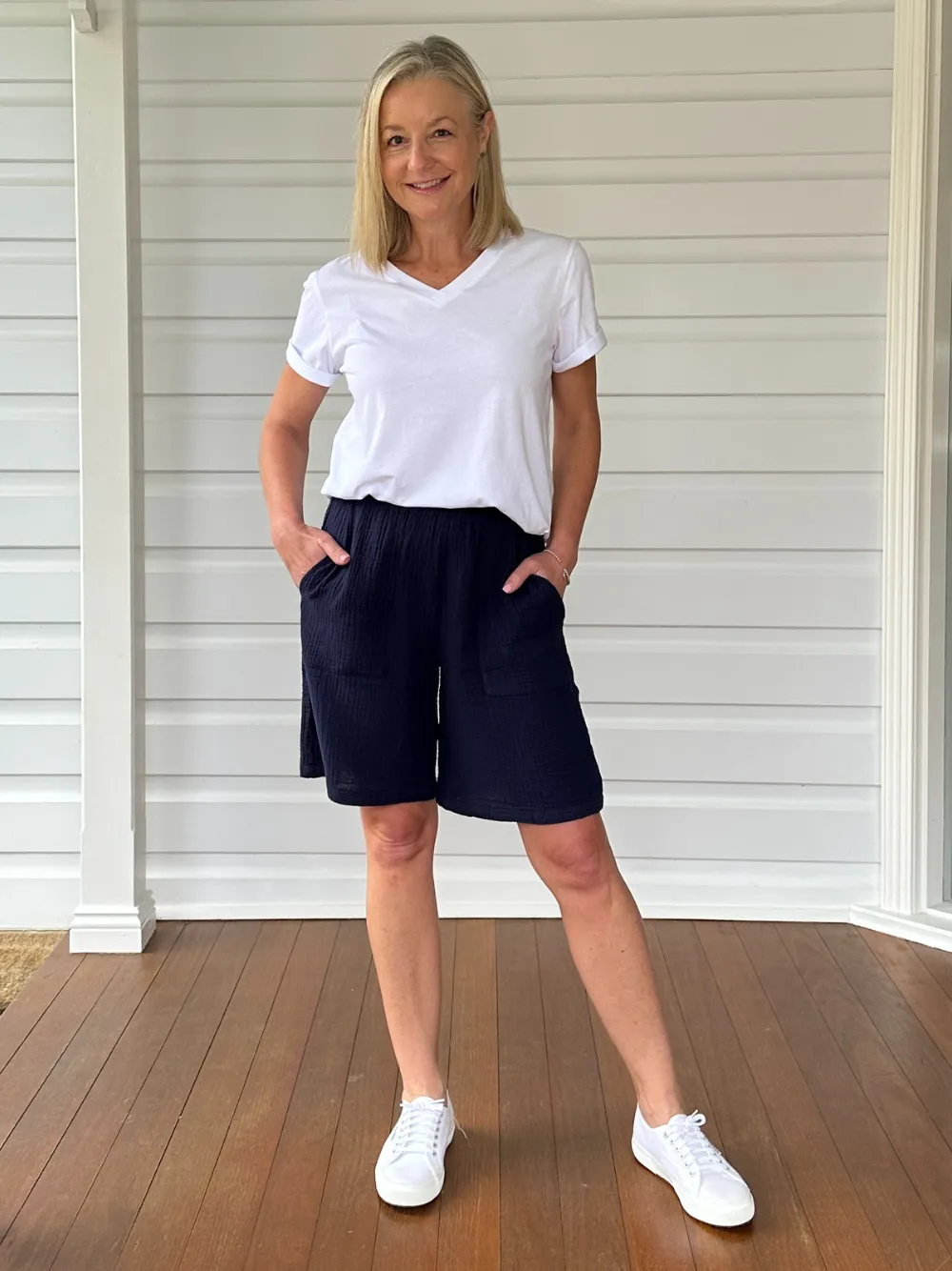 Byron Cotton Short - Navy sold by RC & Co product image thumbnail 2