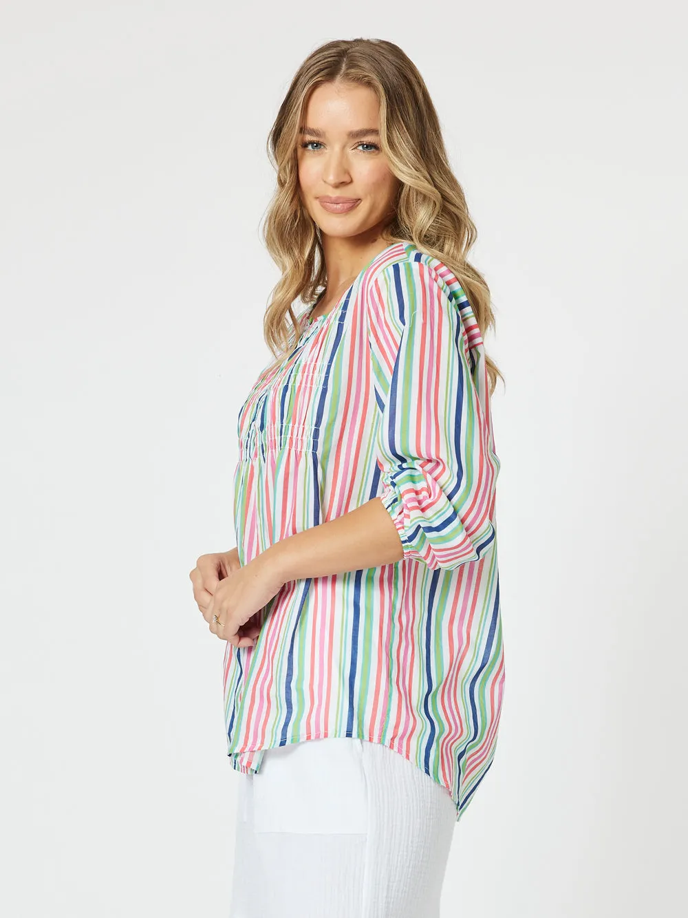 Stripe Print Tunic - Multi sold by RC & Co product image thumbnail 3