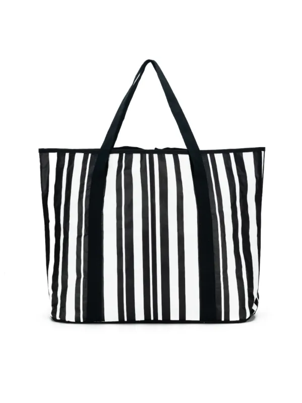 Sabbia Beach Bag Large - Black Stripe sold by RC & Co