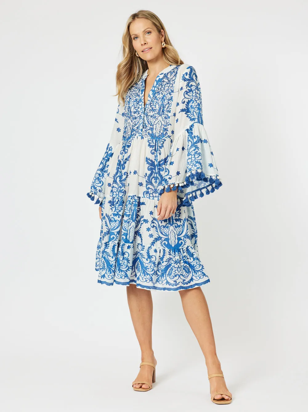 When In Sorrento Dress - Blue sold by RC & Co product image thumbnail 3