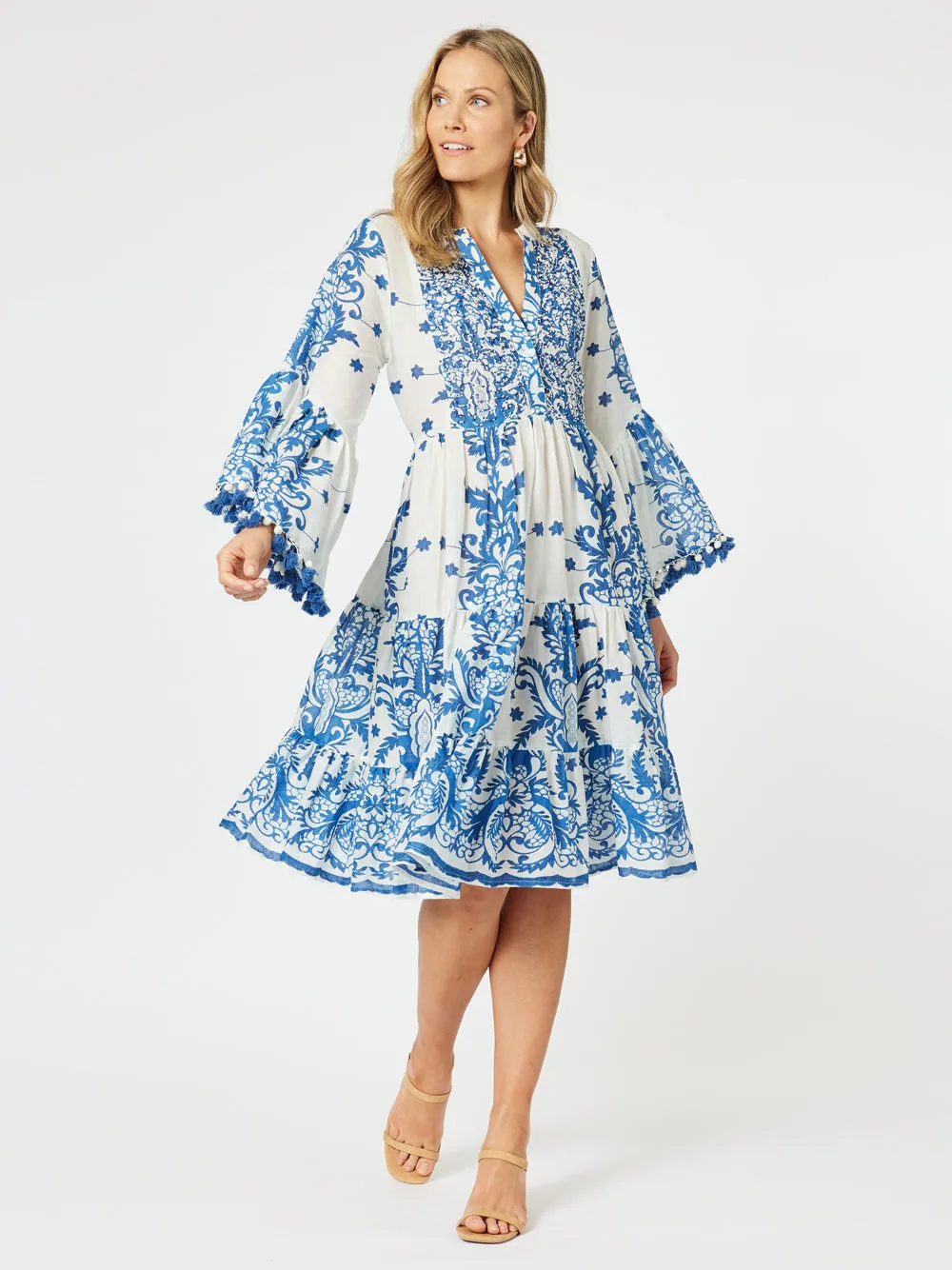 When In Sorrento Dress - Blue sold by RC & Co