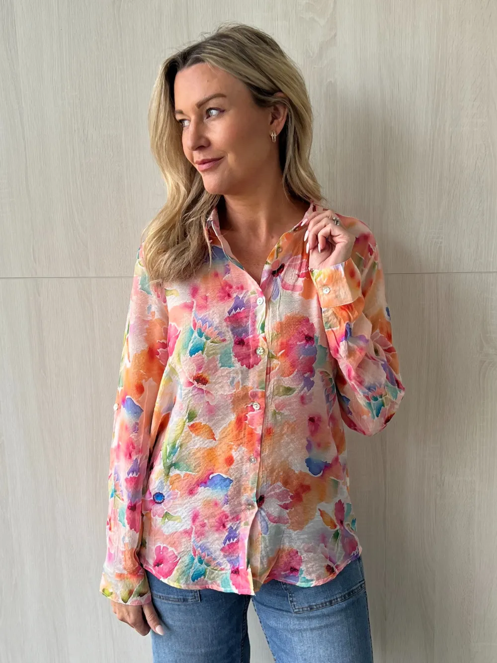 Narrabeen Printed Shirt - Pastel sold by RC & Co product image thumbnail 4