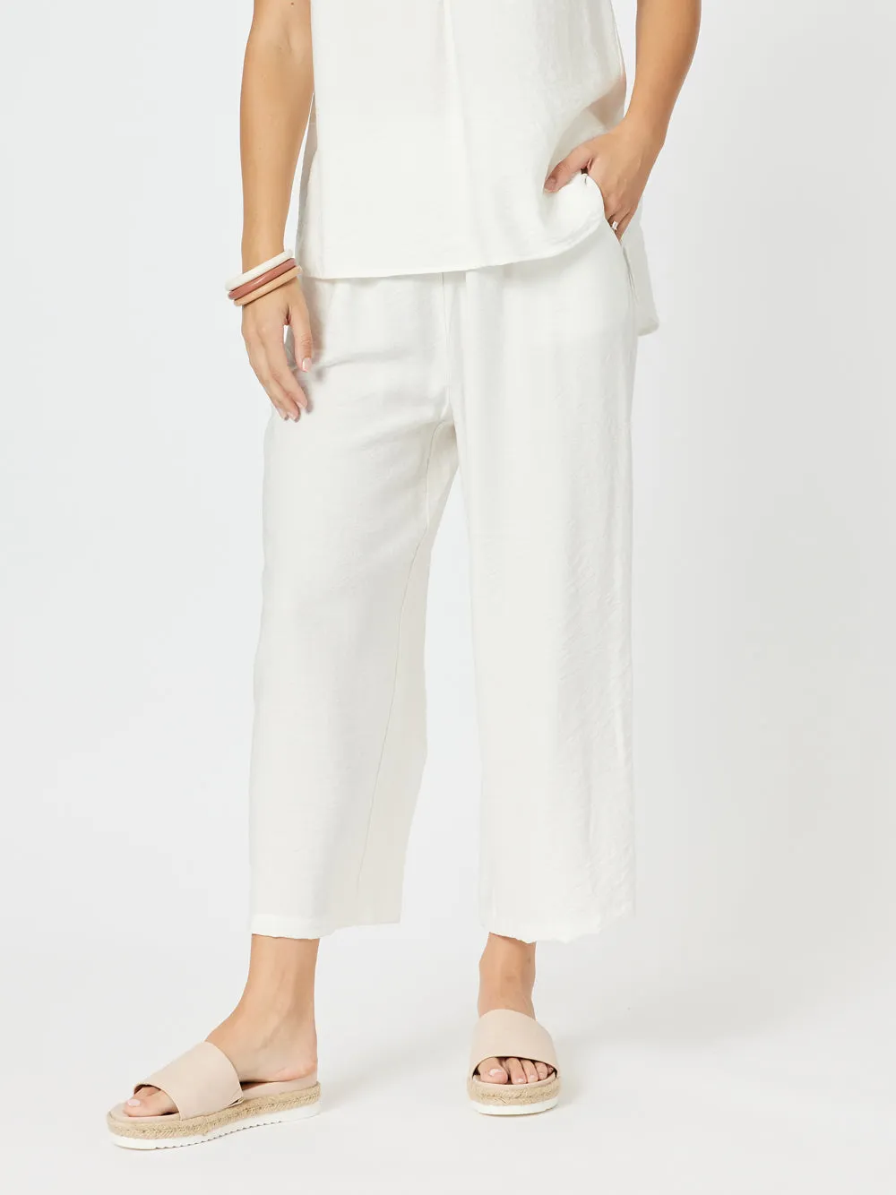 Vacation Pant - Ivory sold by RC & Co