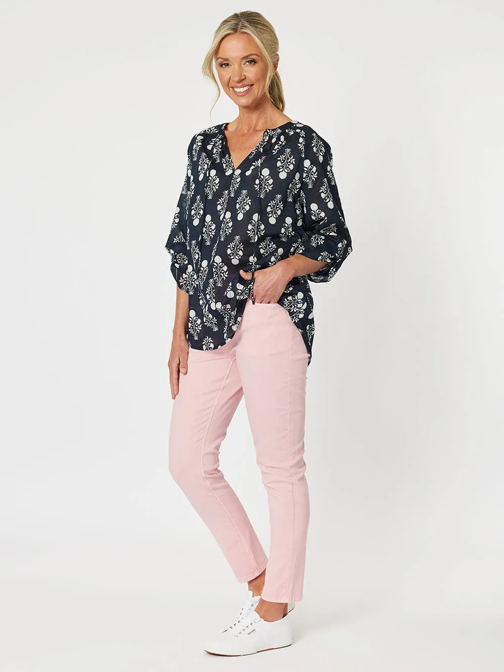 Marvel High Rise Stretch Jean - Coral sold by RC & Co product image thumbnail 5