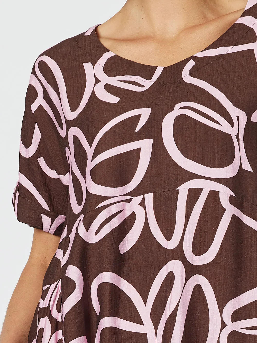 Koko Latte Dress - Chocolate sold by RC & Co product image thumbnail 5