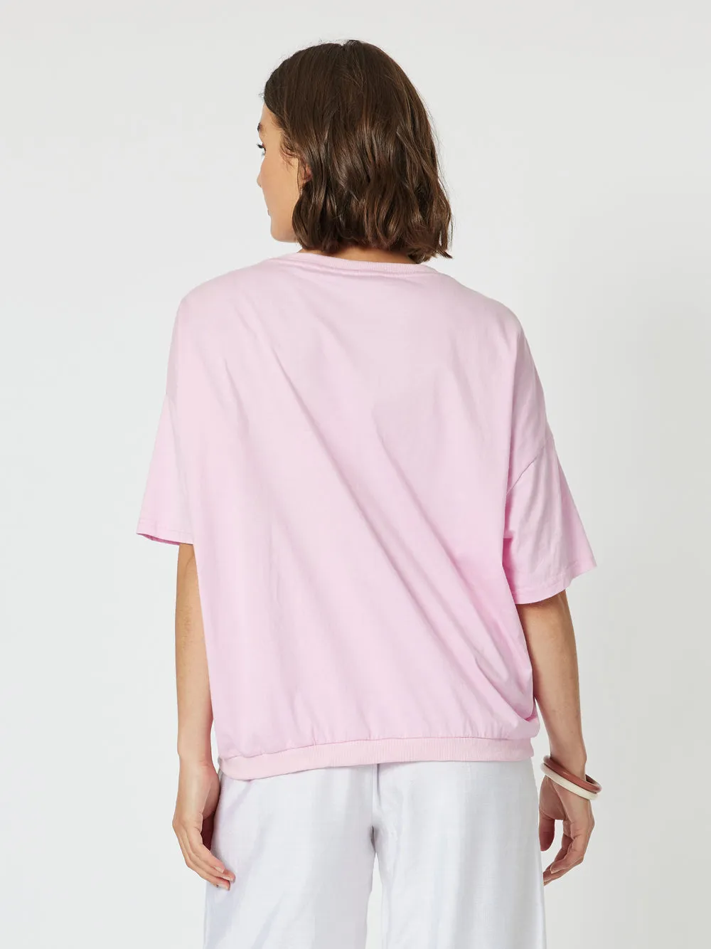 Happy Sunday Tee - Pink sold by RC & Co product image thumbnail 4