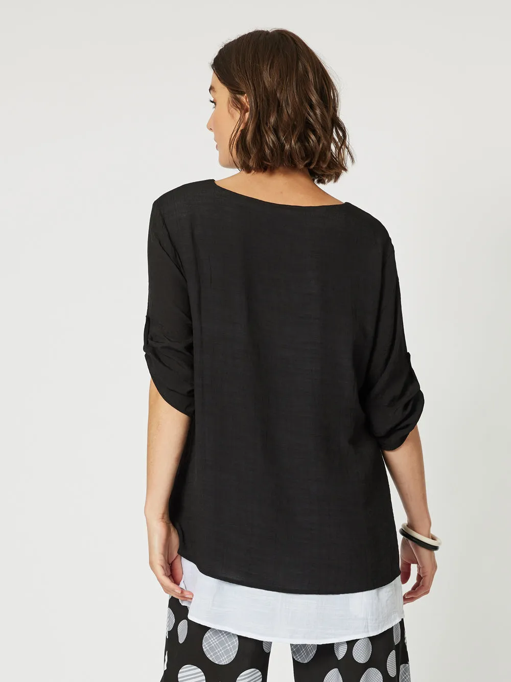 Eclipse Layered Top - Black sold by RC & Co product image thumbnail 5