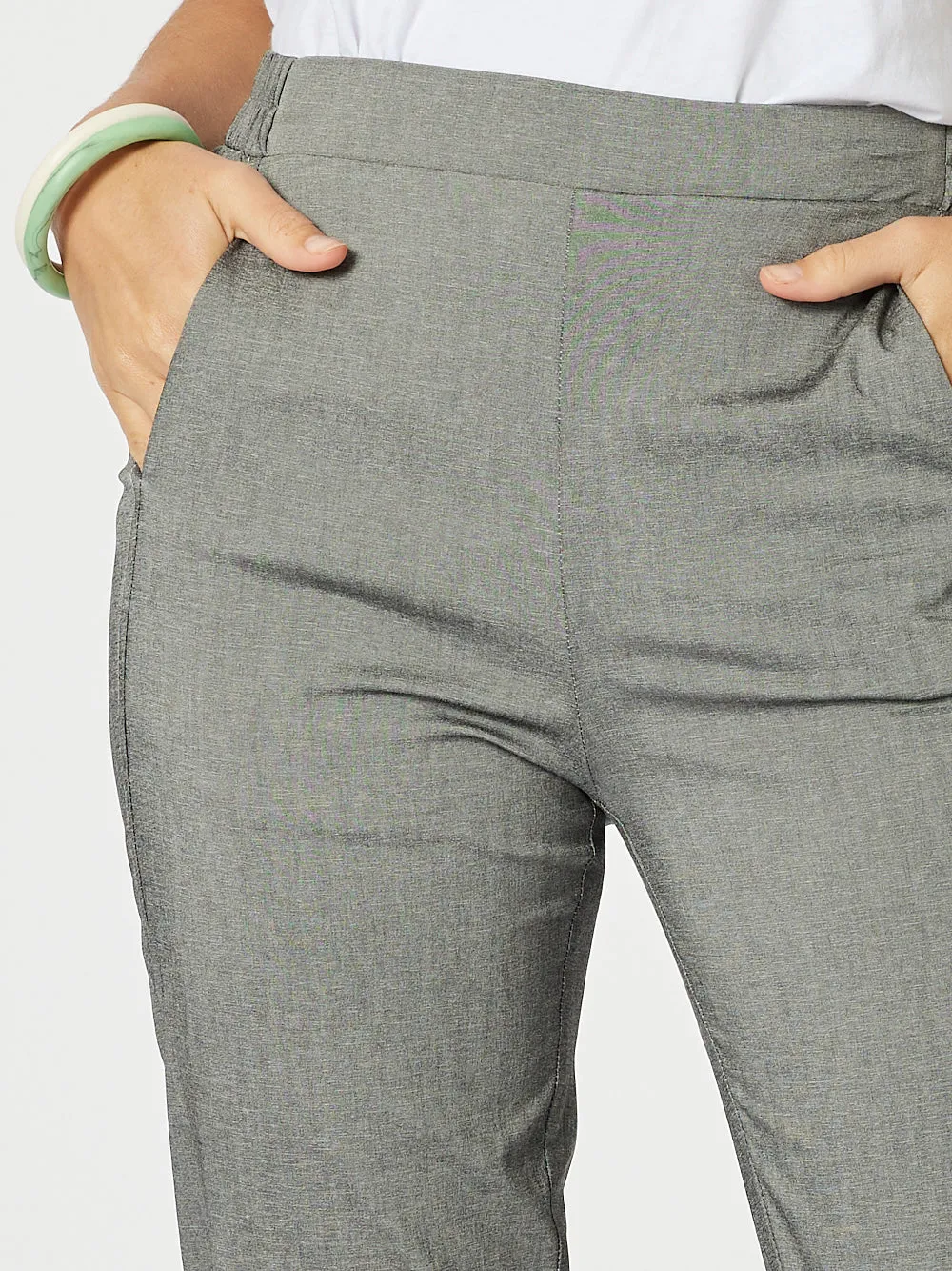 Parachute Stitch Detail Pant - Grey Marle sold by RC & Co product image thumbnail 5