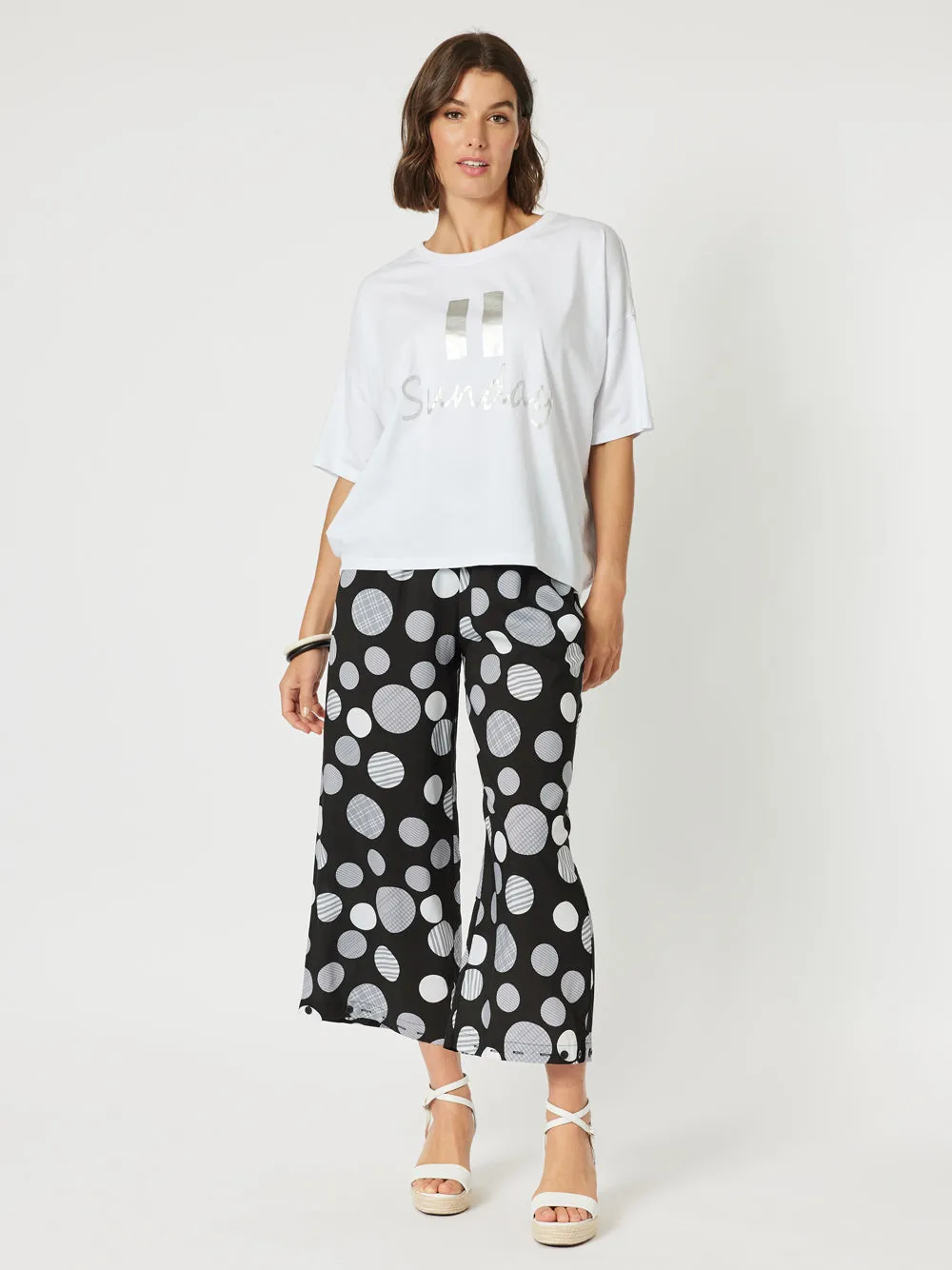 Happy Sunday Tee - White sold by RC & Co product image thumbnail 2