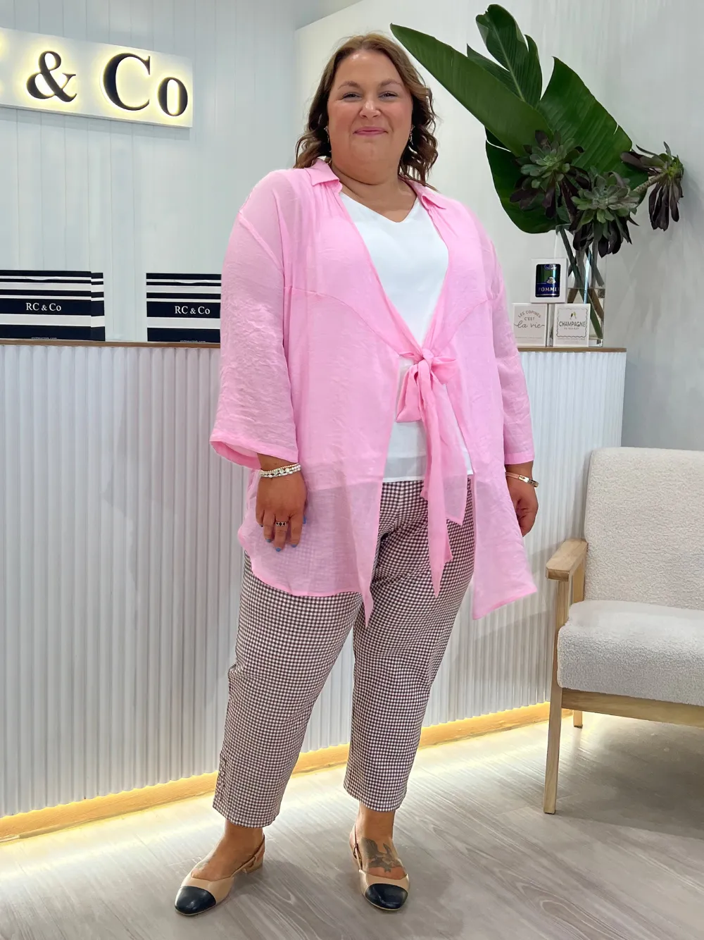 Aegean Shacket - Pink sold by RC & Co product image thumbnail 2