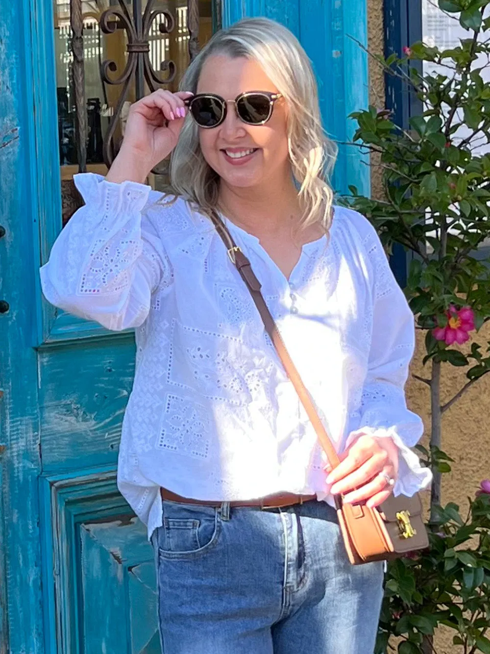 Mila Cotton Lace Top - White sold by RC & Co product image thumbnail 5