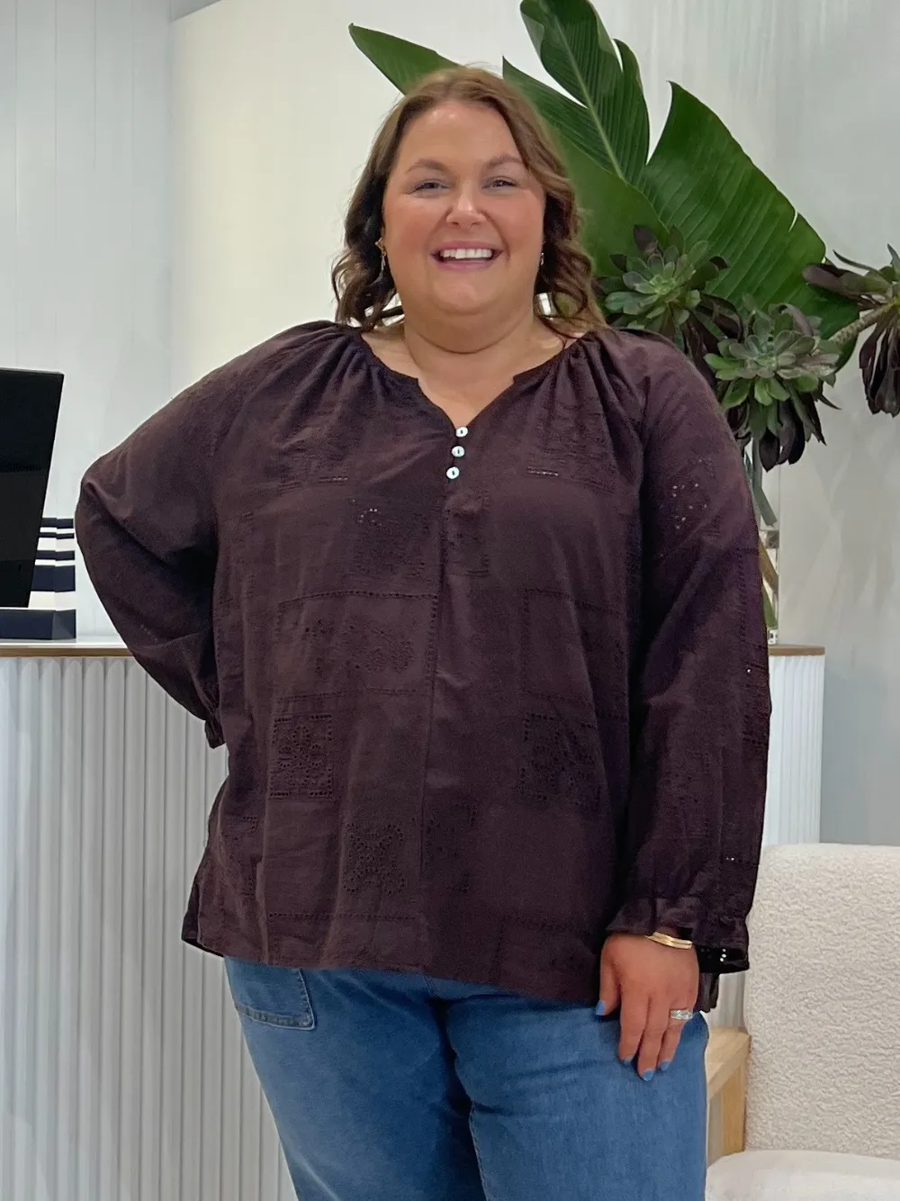 Mila Cotton Lace Top - Koko sold by RC & Co product image thumbnail 2