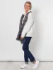 Keegan Printed Scarf - Navy sold by RC & Co