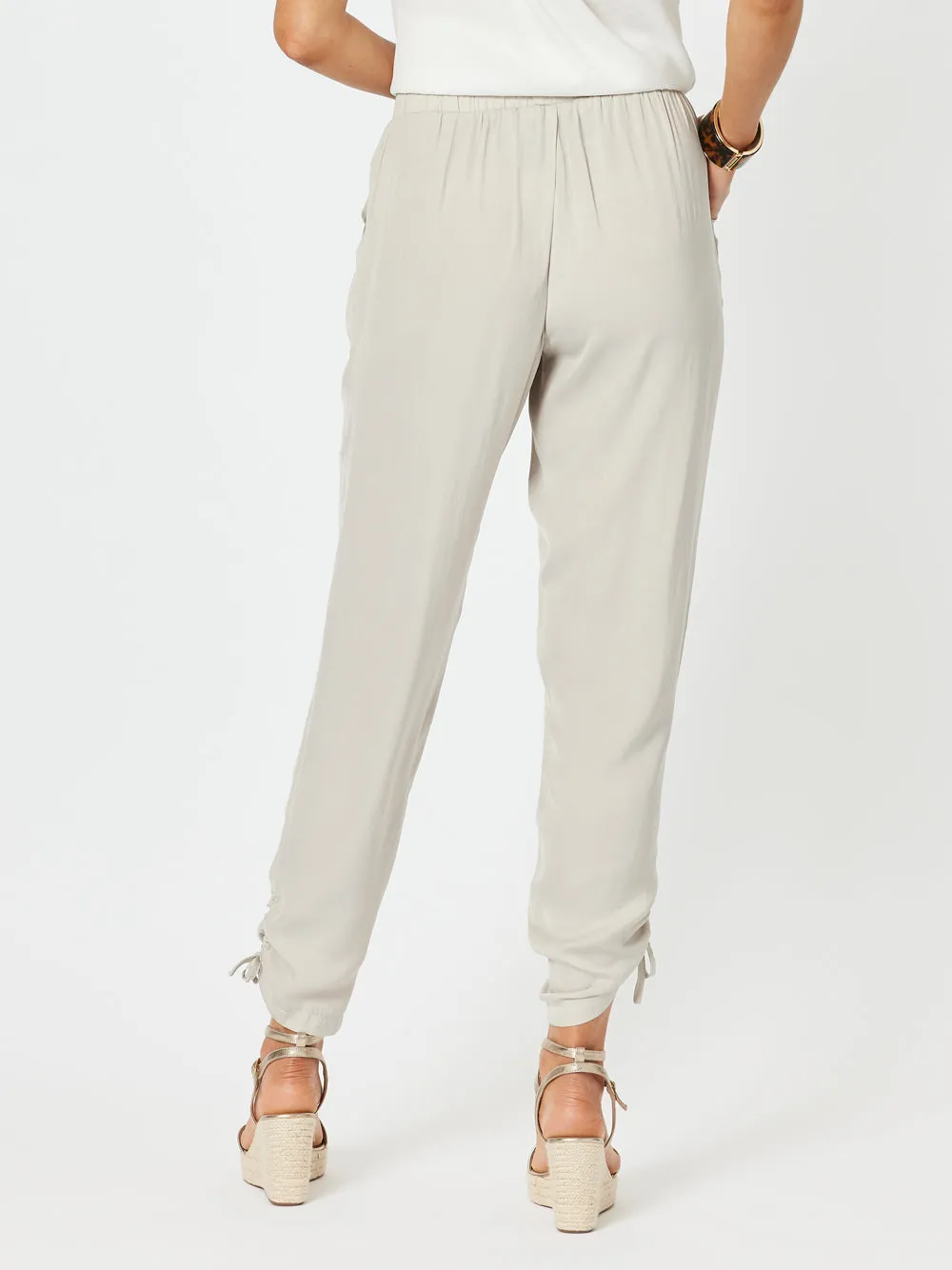 Luxe Ruche Tie Pant - Champagne sold by RC & Co product image thumbnail 5