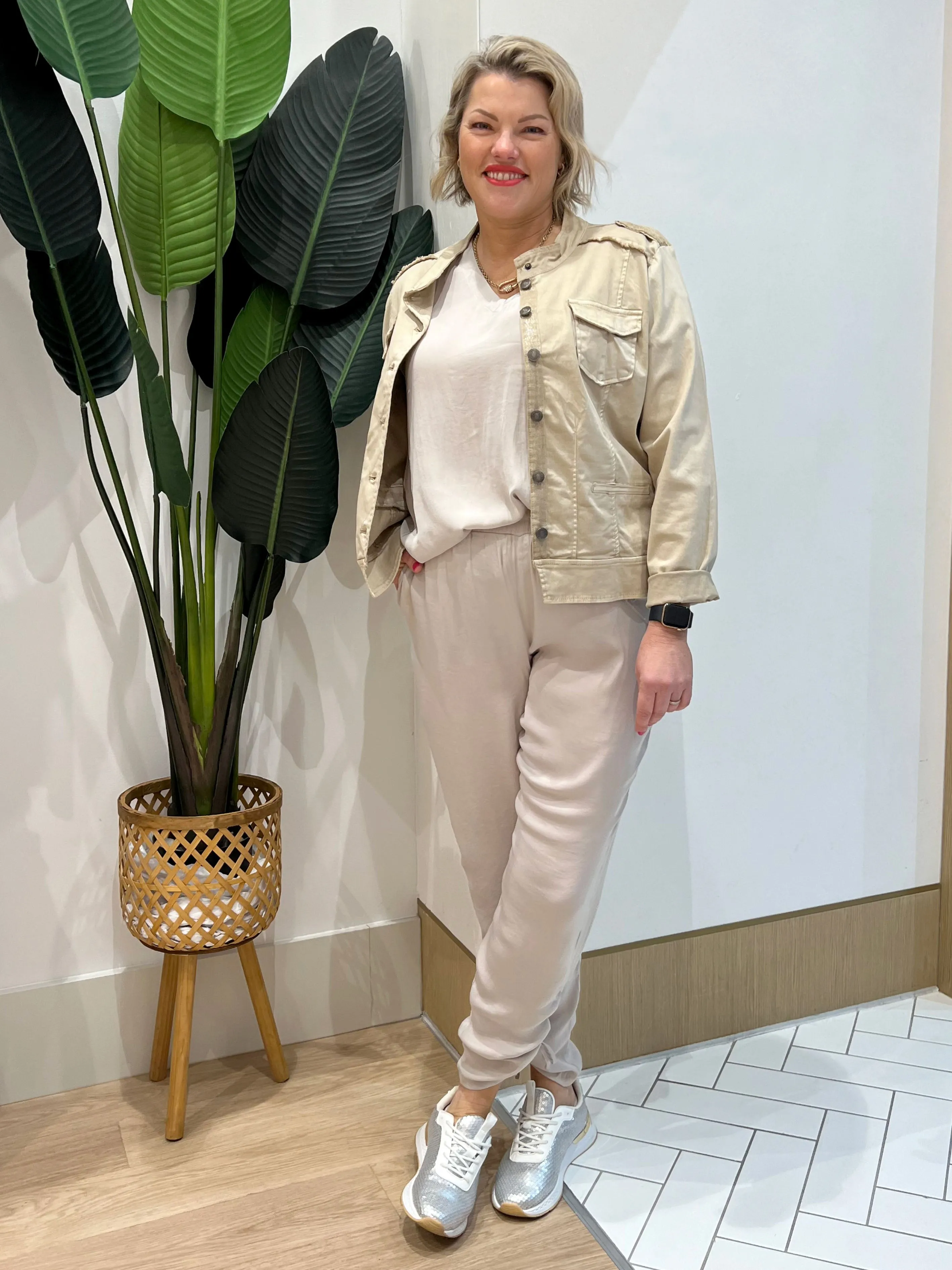 Luxe Ruche Tie Pant - Champagne sold by RC & Co product image thumbnail 4