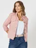 Military Style Denim Jacket - Pink sold by RC & Co