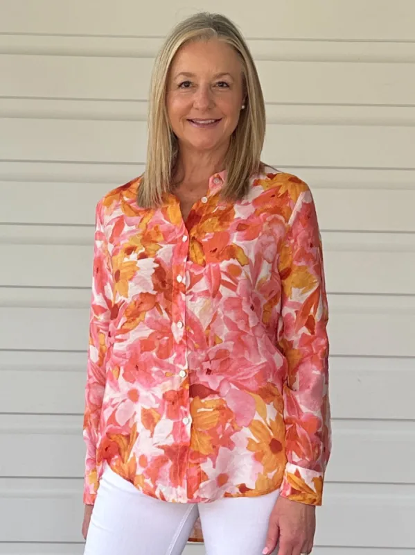 Flora Printed Shirt - Floral sold by RC & Co