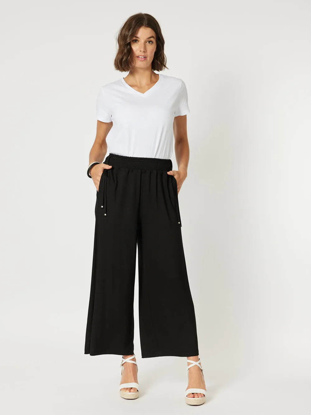 Wide Leg Jersey Pant - Black sold by RC & Co product image thumbnail 4