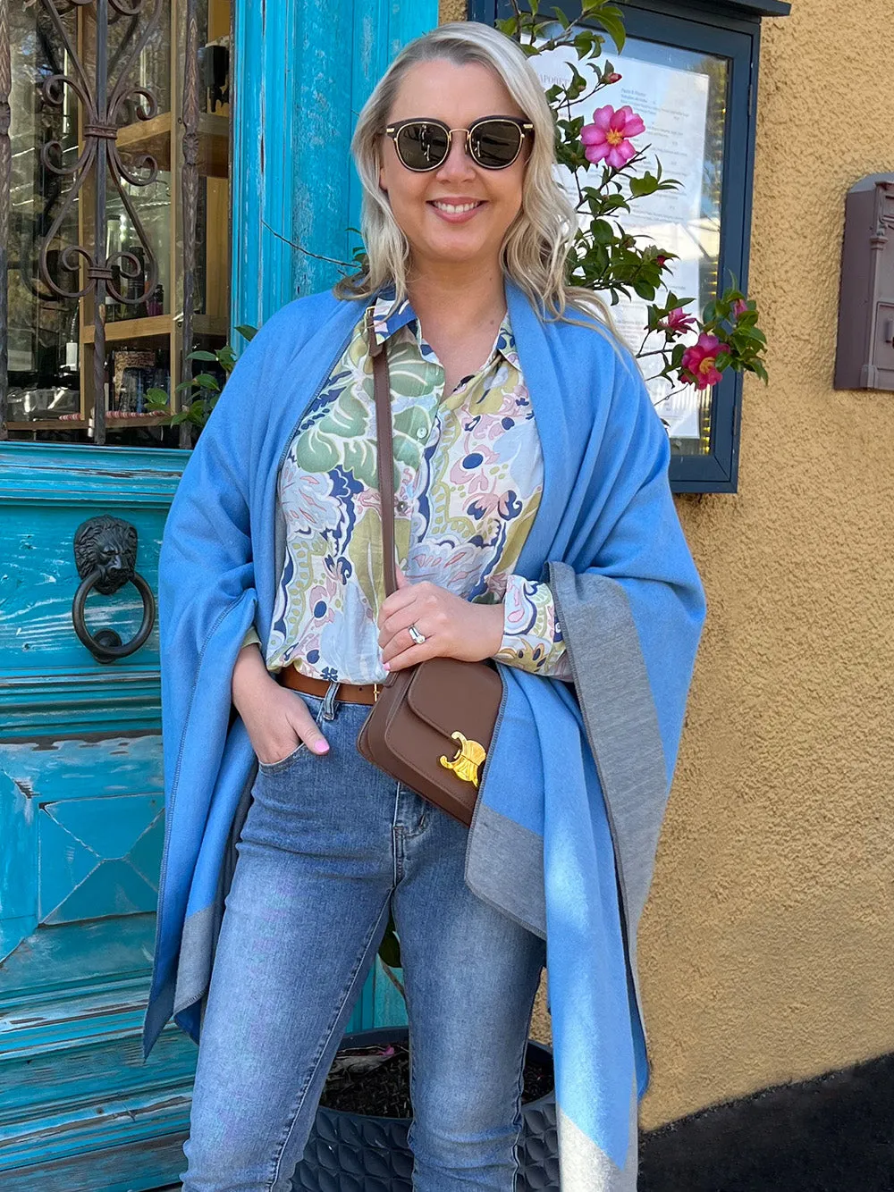 Reversible Wrap - Sky Blue sold by RC & Co