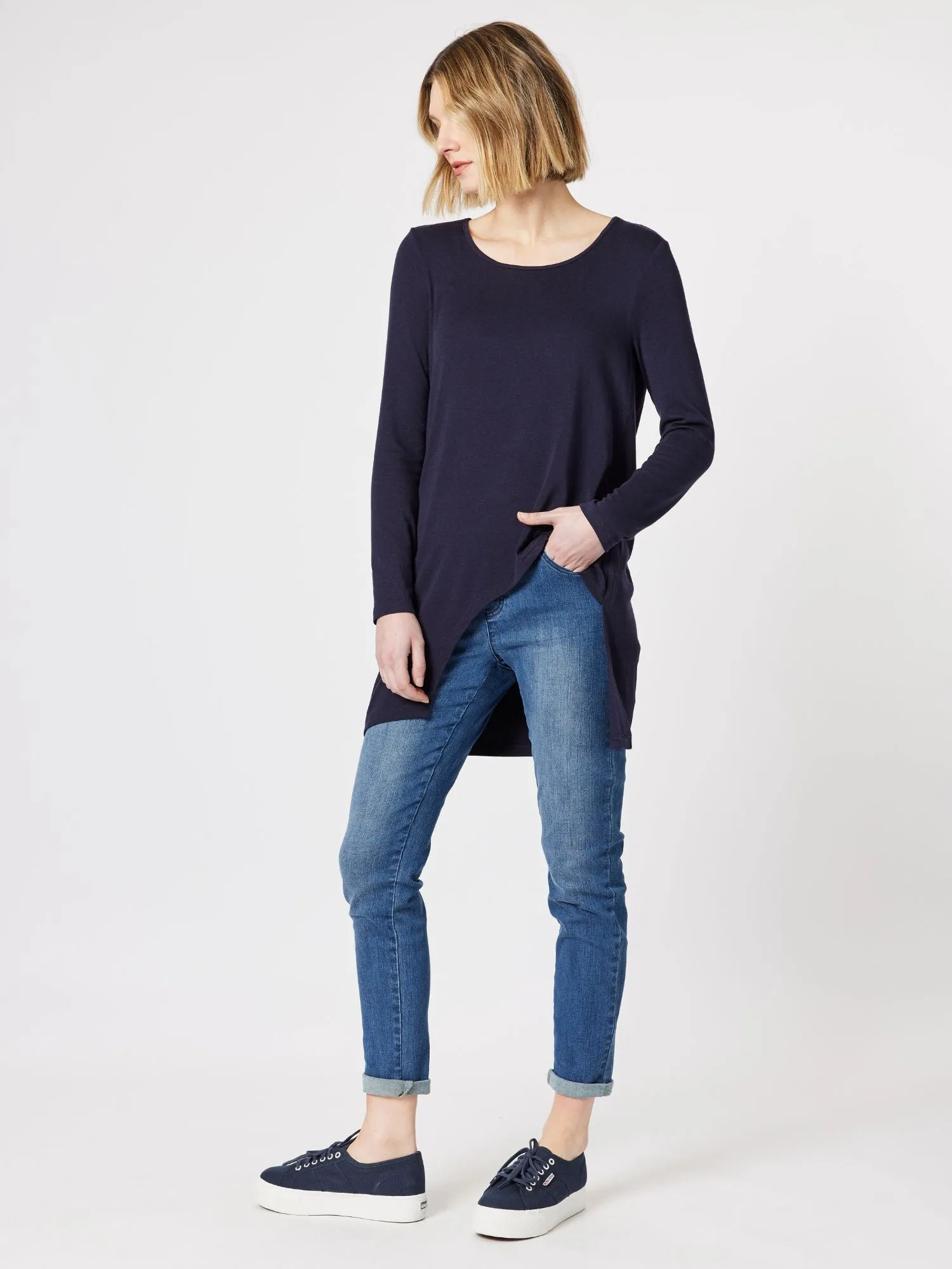 Mara Layering Top - Navy sold by RC & Co product image thumbnail 2