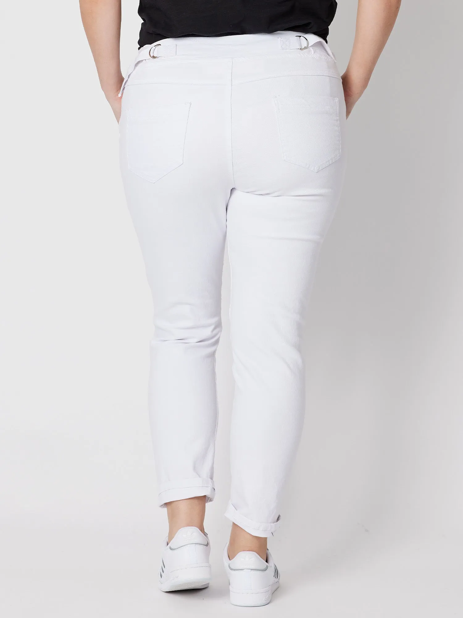 London Stretch Jogger Jean - White sold by RC & Co product image thumbnail 5