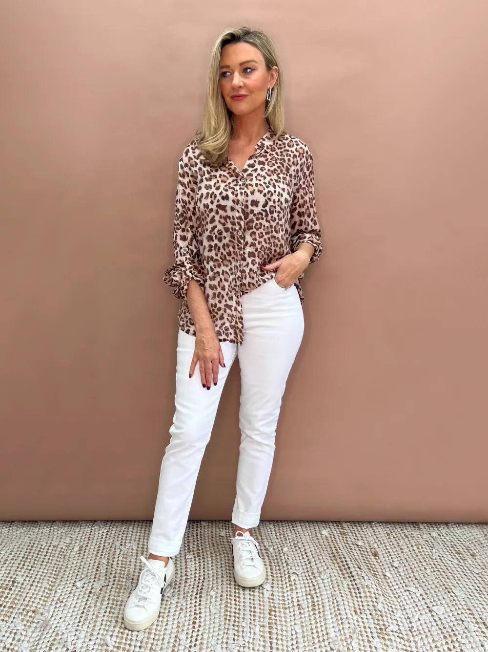 Marvel High Rise Stretch Jean - White sold by RC & Co product image thumbnail 4