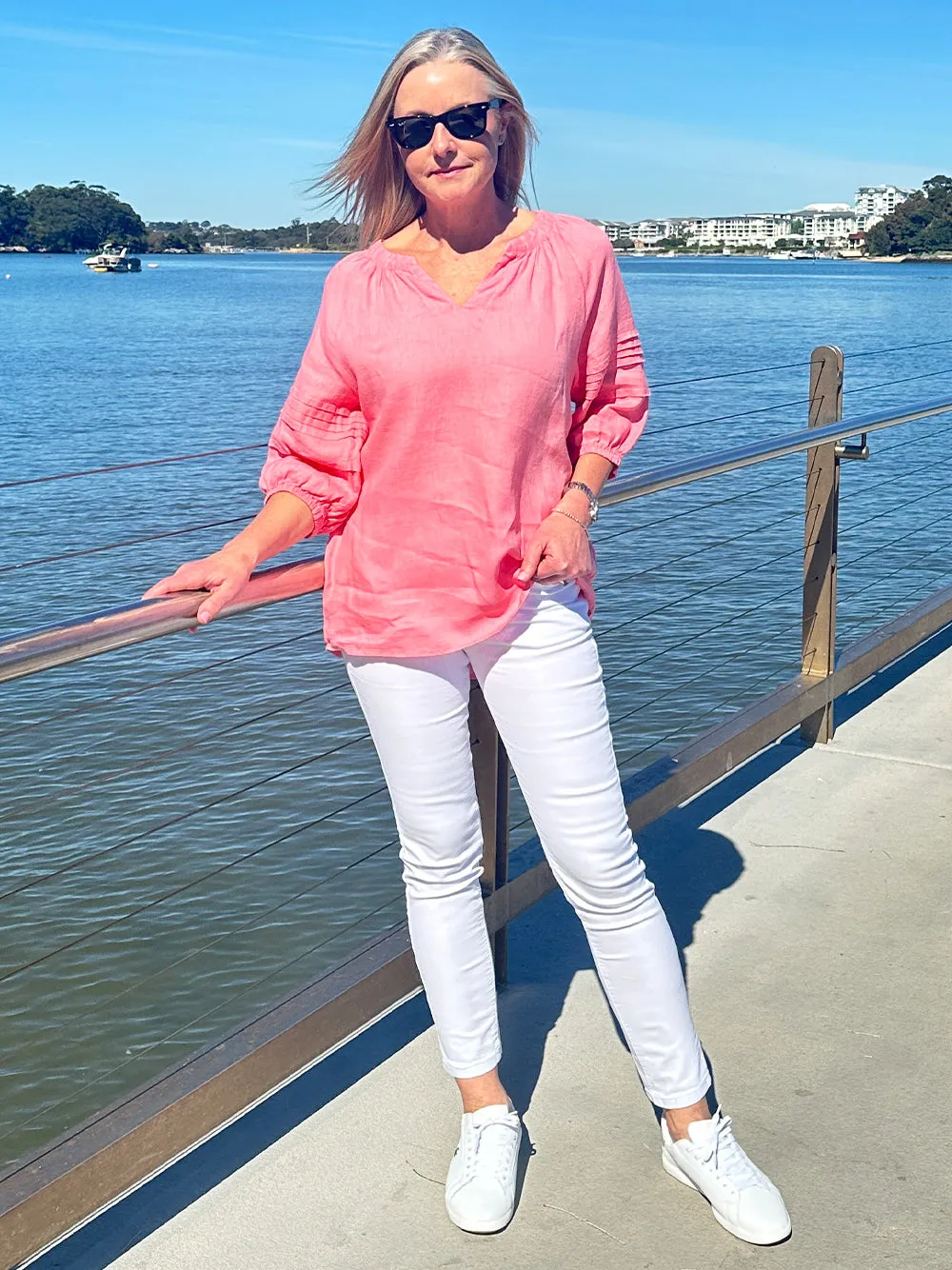 Marvel High Rise Stretch Jean - White sold by RC & Co product image thumbnail 3