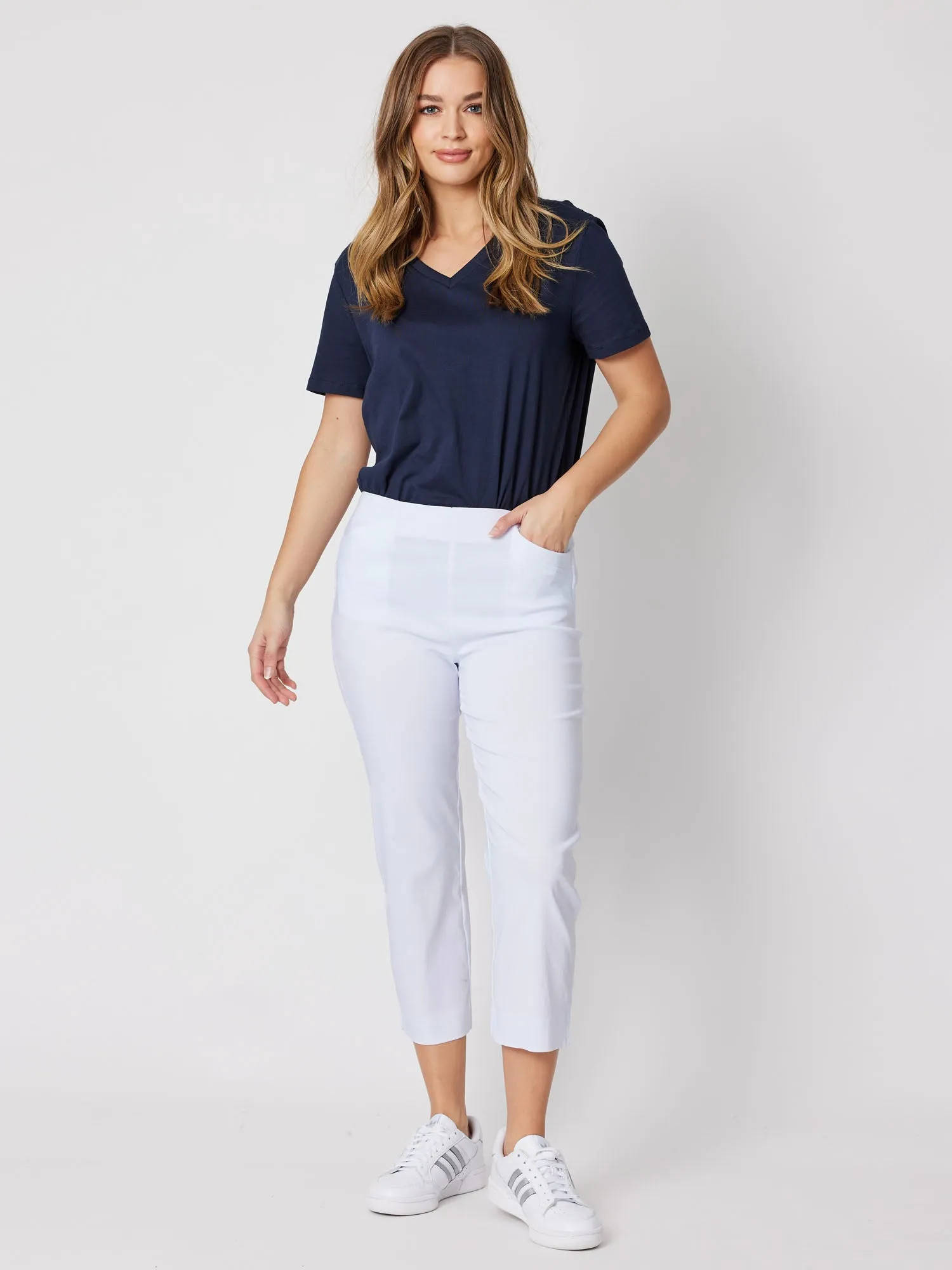 Zara Stretch Pant - White sold by RC & Co product image thumbnail 4