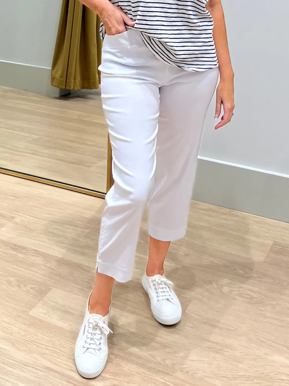 Zara Stretch Pant - White sold by RC & Co product image thumbnail 3