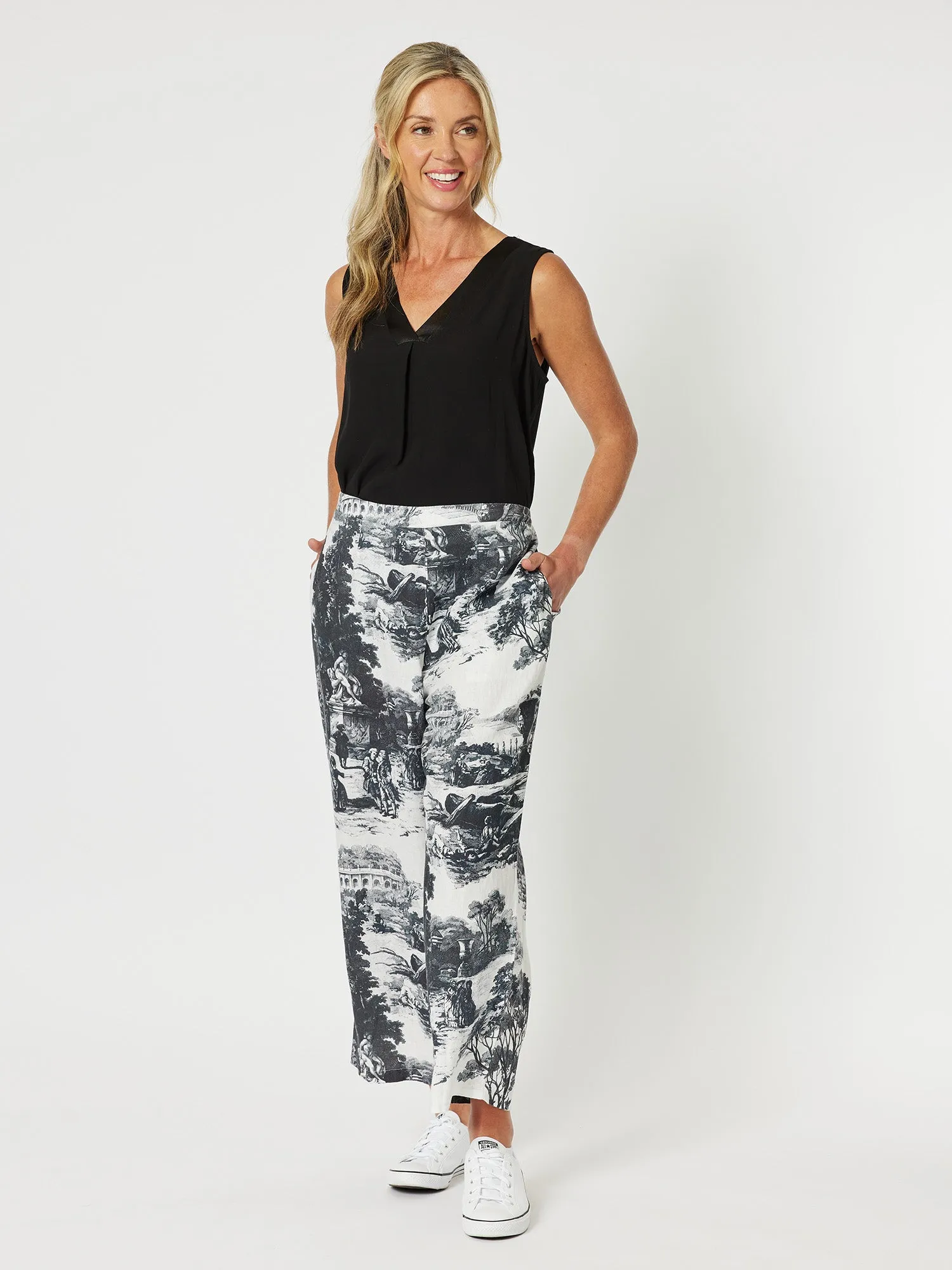 Tuxedo V - Neck Cami - Black sold by RC & Co product image thumbnail 2