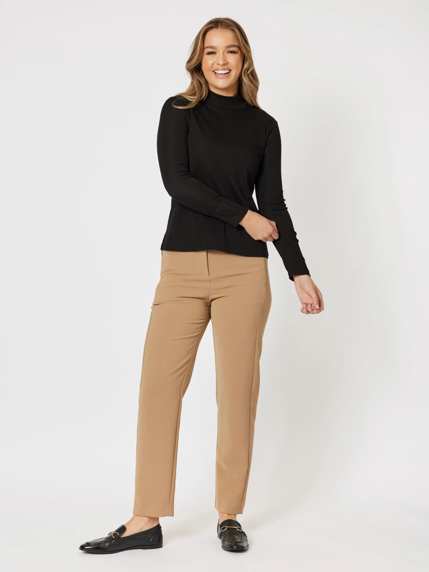 Classic Mock Neck Top - Black sold by RC & Co product image thumbnail 5